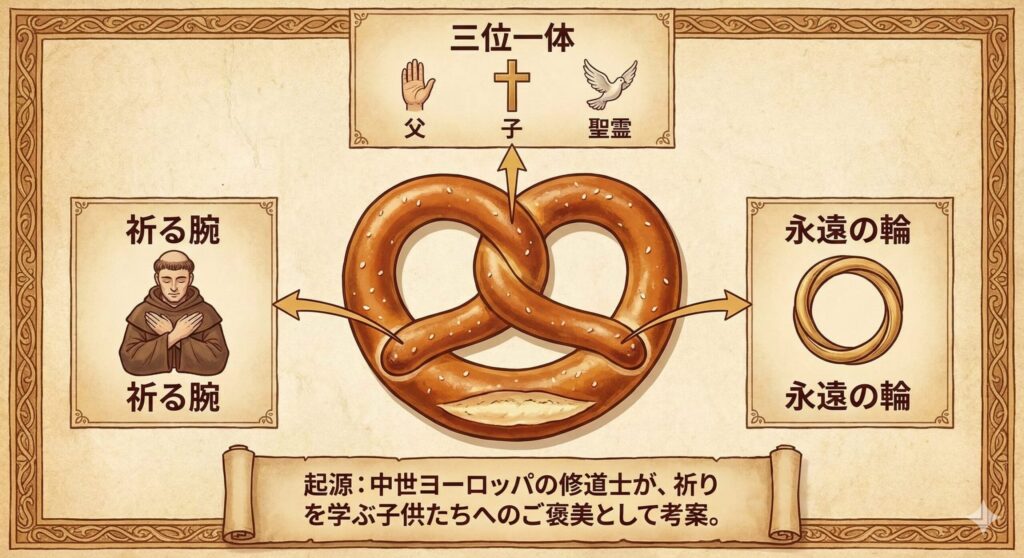 なぜあの形？プレッツェルの独特な結び目の意味