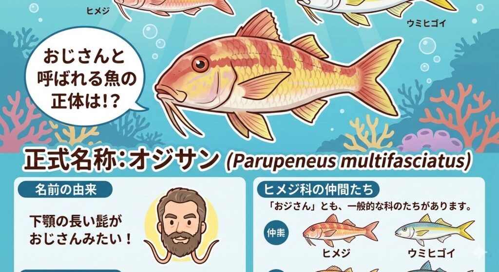 おじさんと呼ばれる魚の正体とは？正式名称を解説