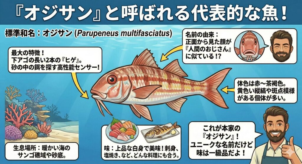 「オジサン」と呼ばれる代表的な魚