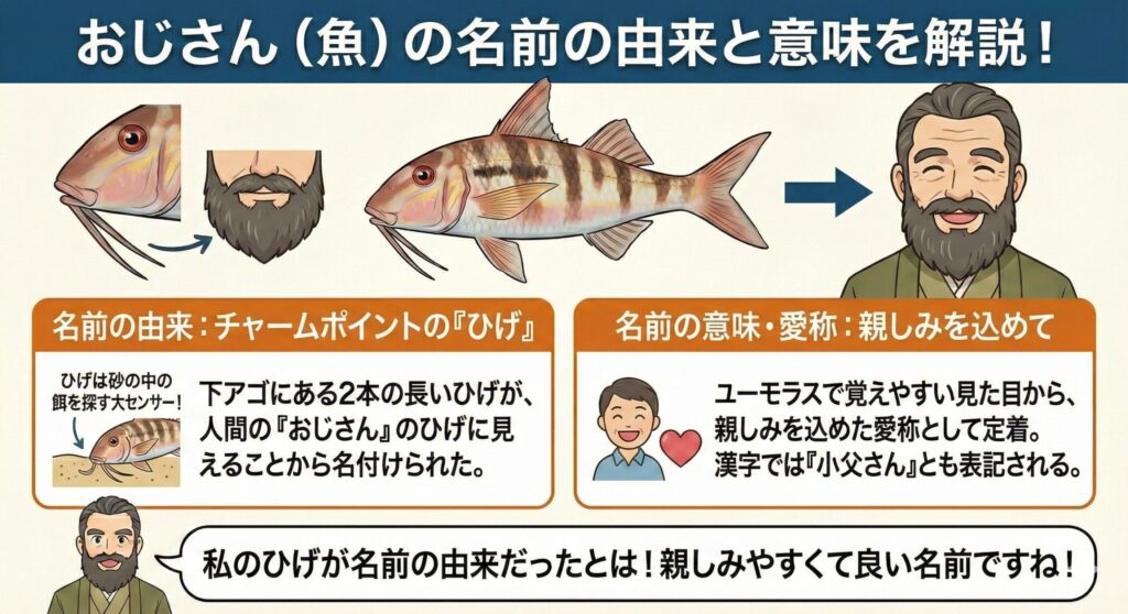 おじさんの魚の名前の由来と意味