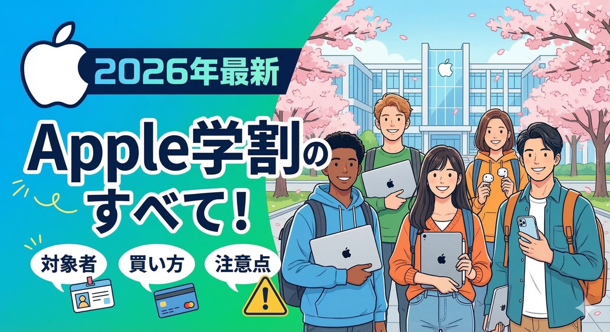 【2026年最新】Apple学割のすべて！対象者から買い方、注意点まで徹底解説