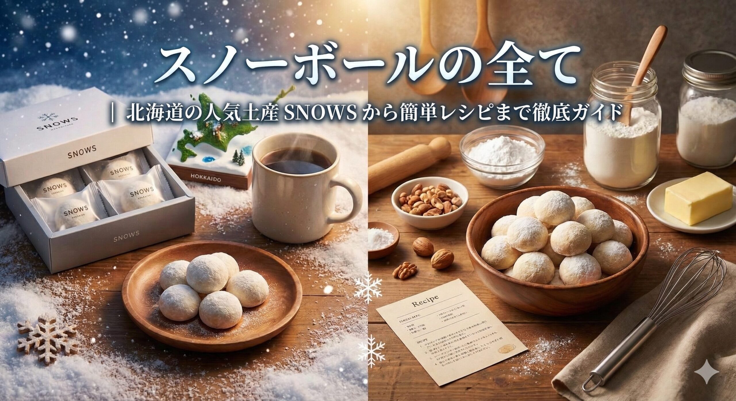 スノーボールの全て｜北海道の人気土産SNOWSから簡単レシピまで徹底ガイド