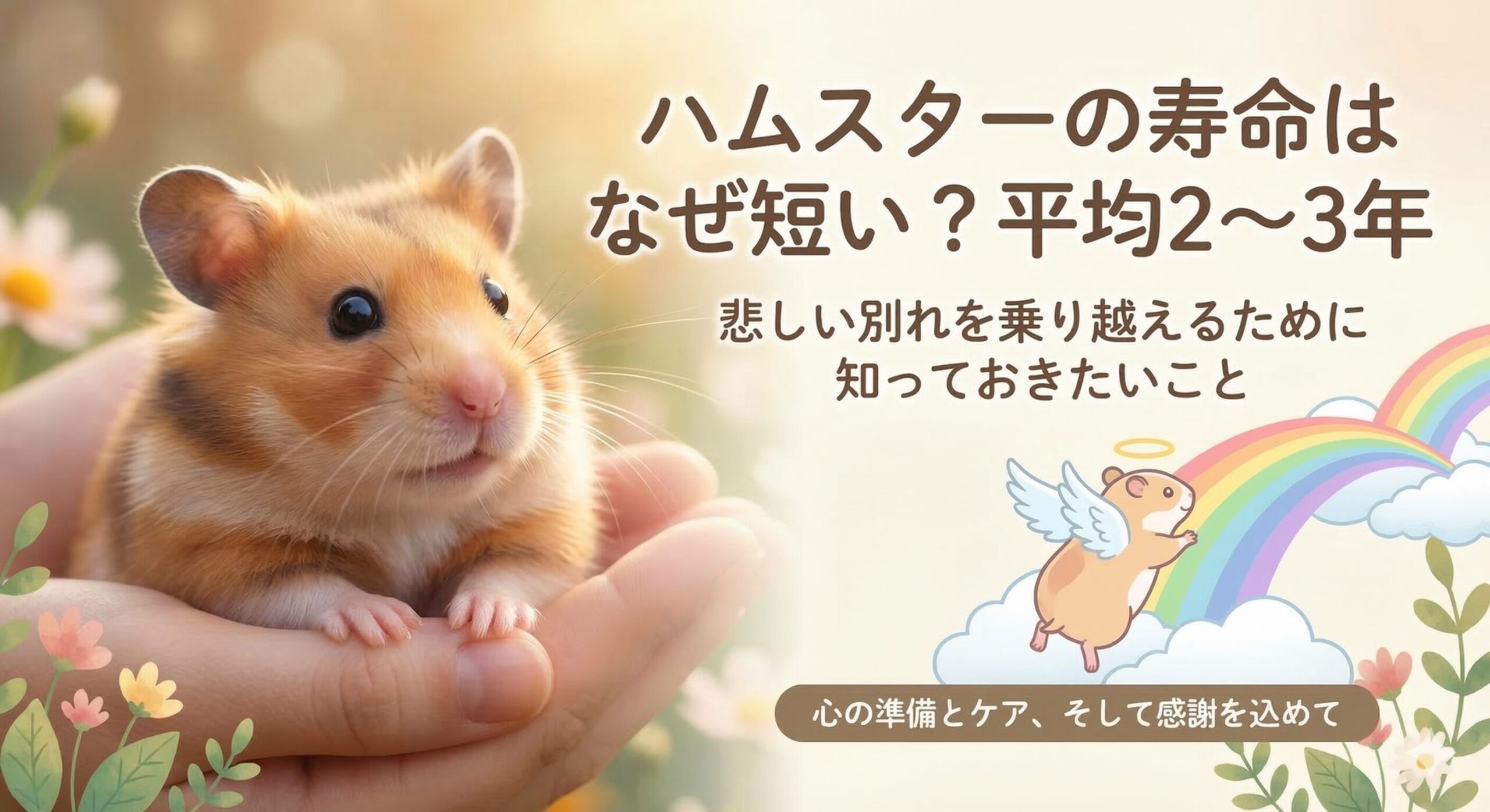 ハムスターの寿命はなぜ短い？平均2〜3年、悲しい別れを乗り越えるために知っておきたいこと